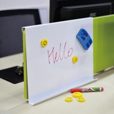 BW-D1 Iron Desktop Writing Board (Freestanding Metal Memo Board) — Iron Desktop Writing Board